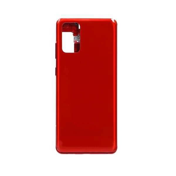 GemTech Samsung Uyumlu Galaxy S20 Plus G985 Kasa Kapak Kırmızı Çıtalı
