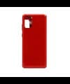 GemTech Samsung Uyumlu Galaxy S20 Plus G985 Kasa Kapak Kırmızı Çıtalı