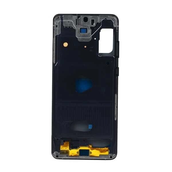 GemTech Samsung Uyumlu Galaxy S20 Plus G985 Kasa Kapak Siyah Çıtalı