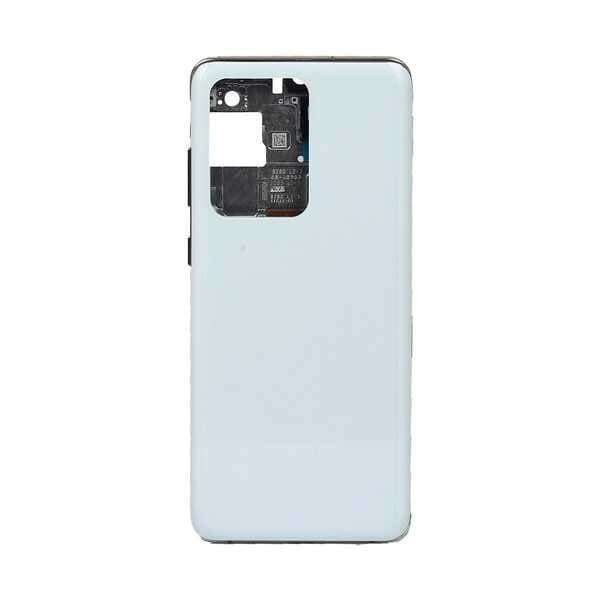 GemTech Samsung Uyumlu Galaxy S20 Ultra G988 Kasa Kapak Beyaz Çıtalı