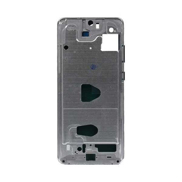 GemTech Samsung Uyumlu Galaxy S20 Ultra G988 Kasa Kapak Beyaz Çıtalı