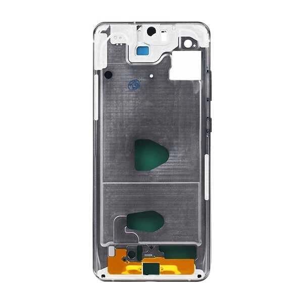 GemTech Samsung Uyumlu Galaxy S20 Ultra G988 Kasa Kapak Silver Çıtalı