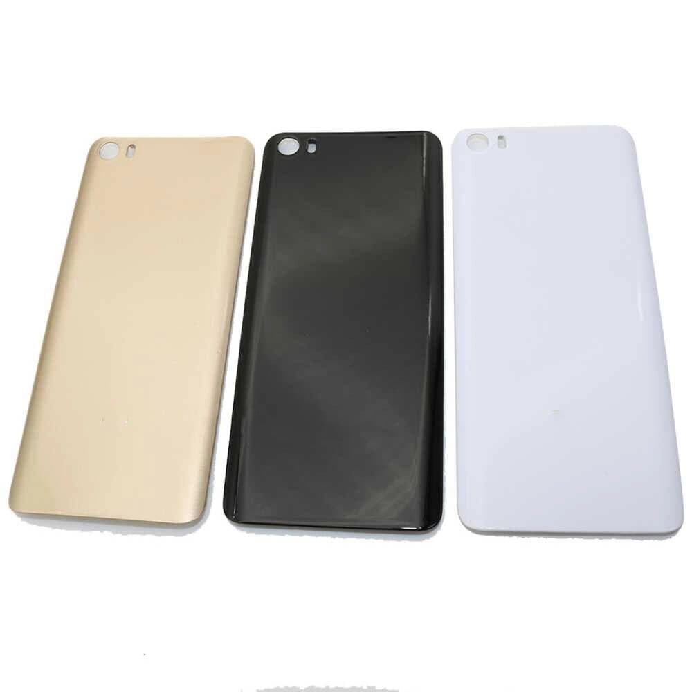 GemTech Xiaomi Uyumlu Mi 5 Arka Kapak Beyaz Servis Cam