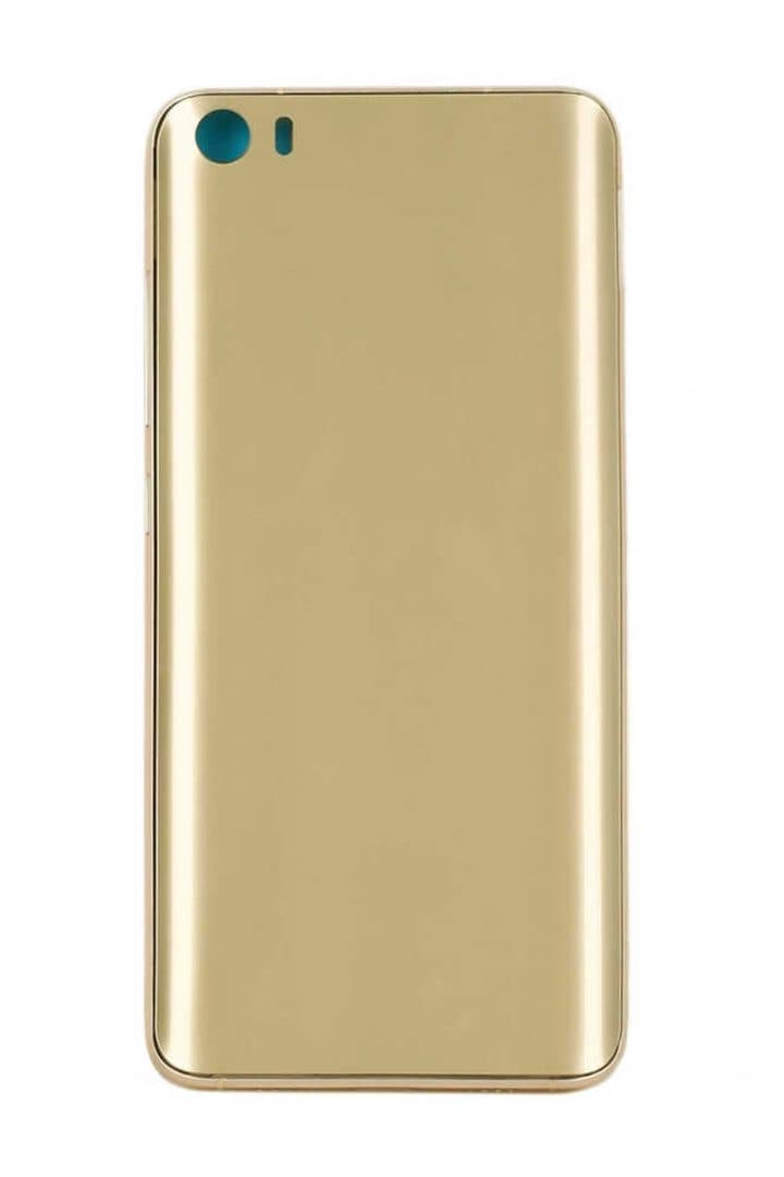 GemTech Xiaomi Uyumlu Mi 5 Kasa Kapak Gold Çıtalı
