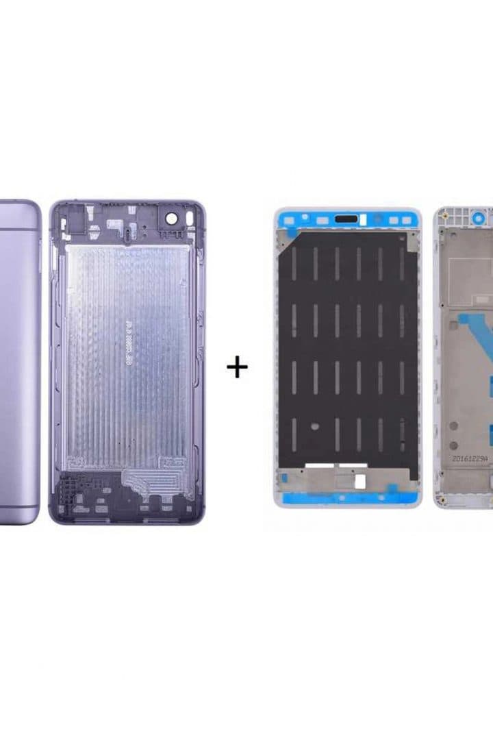 GemTech Xiaomi Uyumlu Mi 5s Kasa Kapak Siyah Çıtalı