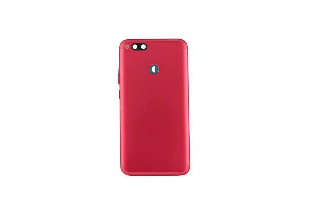 GemTech Xiaomi Uyumlu Mi 5x Mi A1 Kasa Kapak Kırmızı Çıtasız