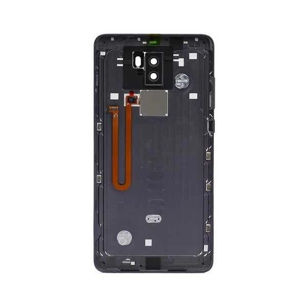 GemTech Xiaomi Uyumlu Mi 5s Plus Kasa Kapak Siyah Çıtalı