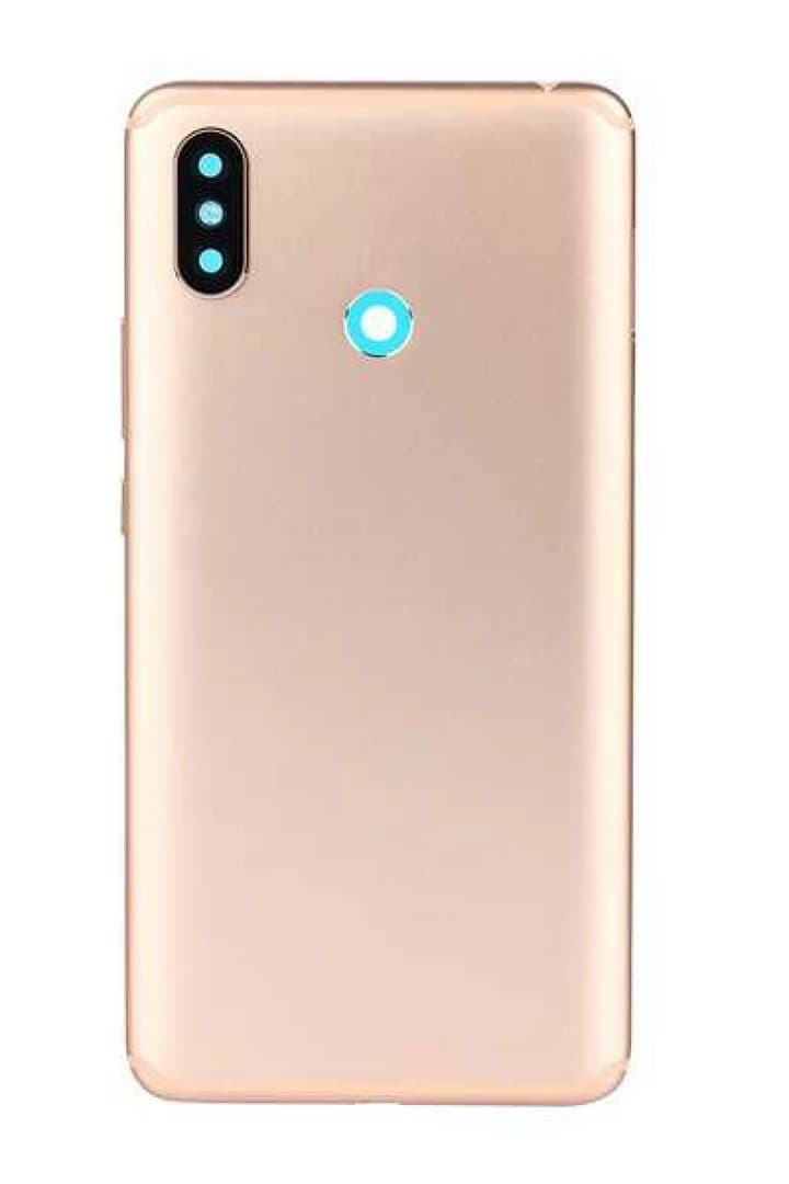 GemTech Xiaomi Uyumlu Mi Max 3 Kasa Kapak Gold Çıtalı