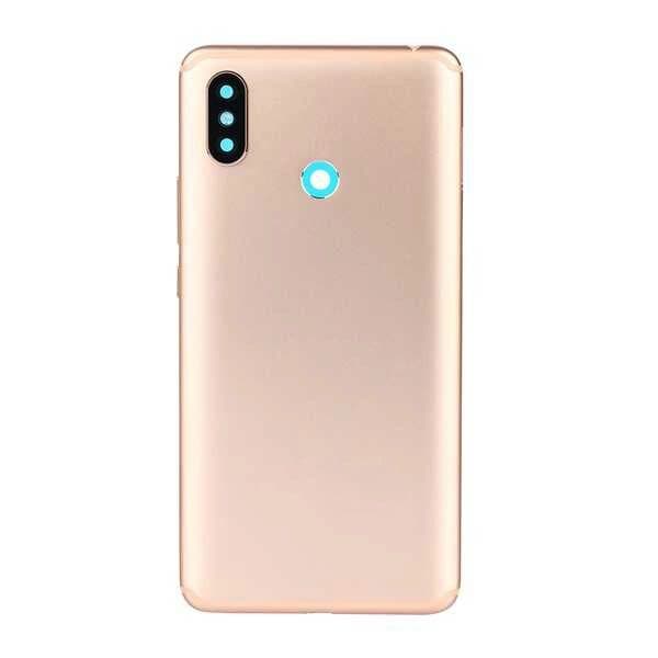 GemTech Xiaomi Uyumlu Mi Max 3 Kasa Kapak Gold Çıtalı