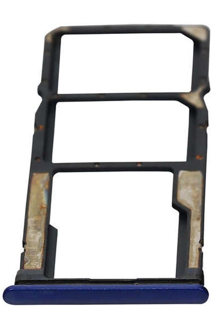 GemTech Xiaomi Uyumlu Redmi 7 Sim Kart Tepsisi Mavi