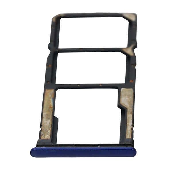 GemTech Xiaomi Uyumlu Redmi 7 Sim Kart Tepsisi Mavi