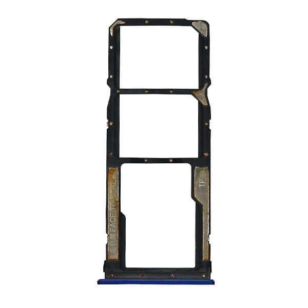 GemTech Xiaomi Uyumlu Redmi 7 Sim Kart Tepsisi Mavi