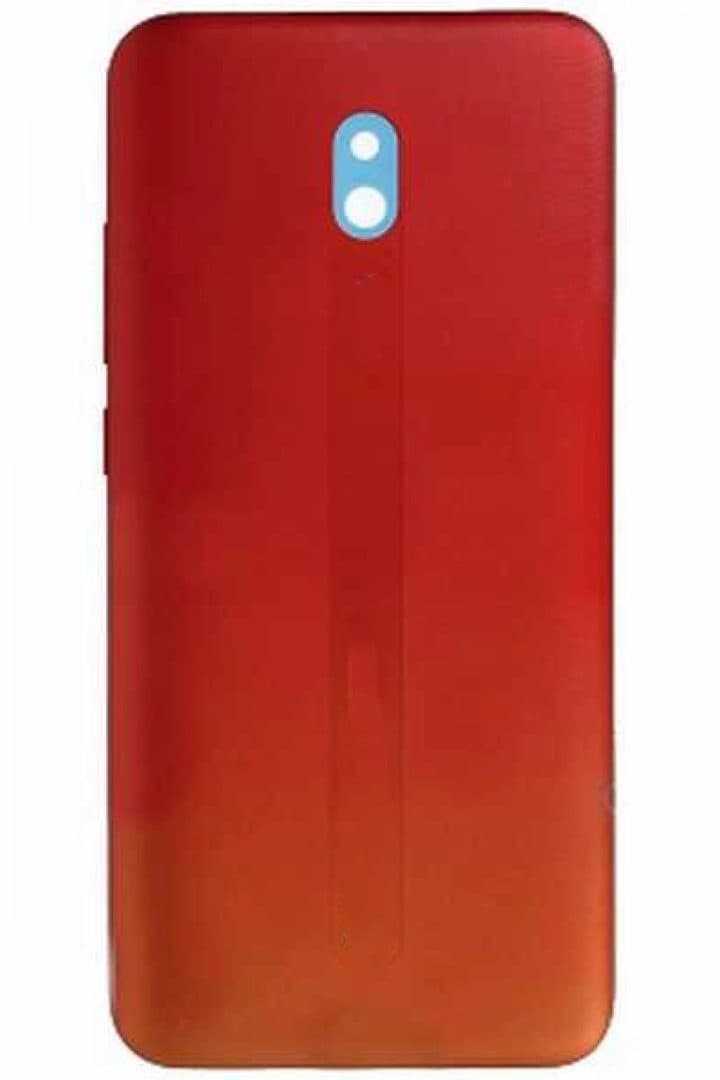 GemTech Xiaomi Uyumlu Redmi 8a Kasa Kapak Kırmızı Çıtasız