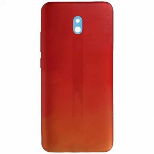 GemTech Xiaomi Uyumlu Redmi 8a Kasa Kapak Kırmızı Çıtasız