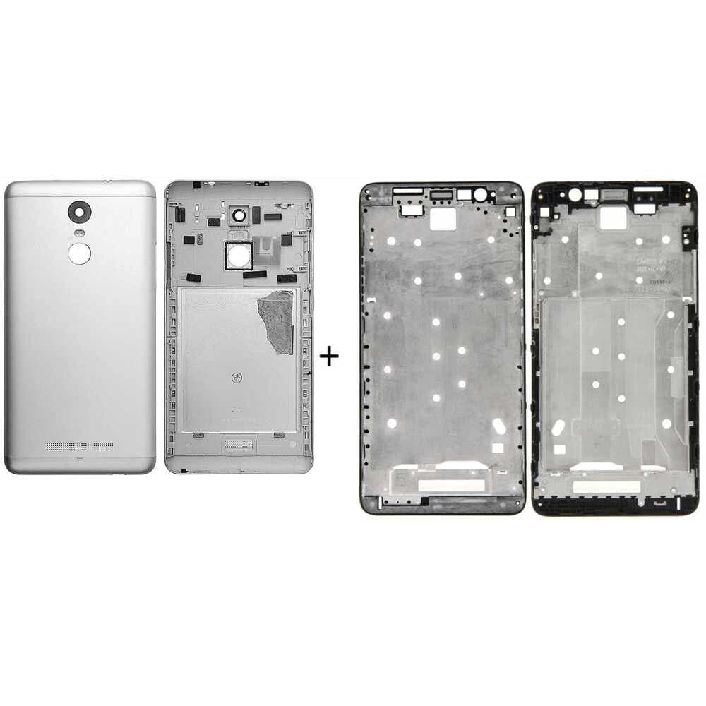 GemTech Xiaomi Uyumlu Redmi Note 3 Kasa Kapak Beyaz Çıtalı