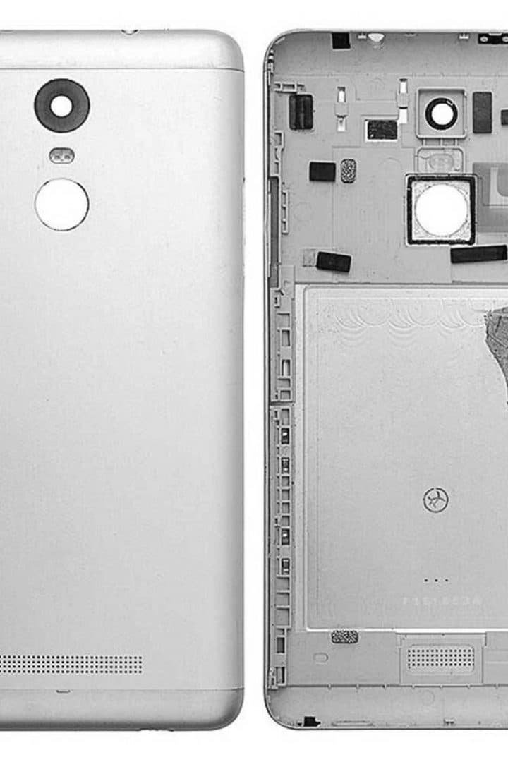 GemTech Xiaomi Uyumlu Redmi Note 3 Kasa Kapak Beyaz Çıtasız
