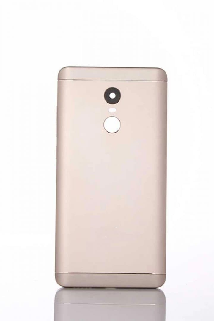 GemTech Xiaomi Uyumlu Redmi Note 4x Kasa Kapak Gold Çıtalı