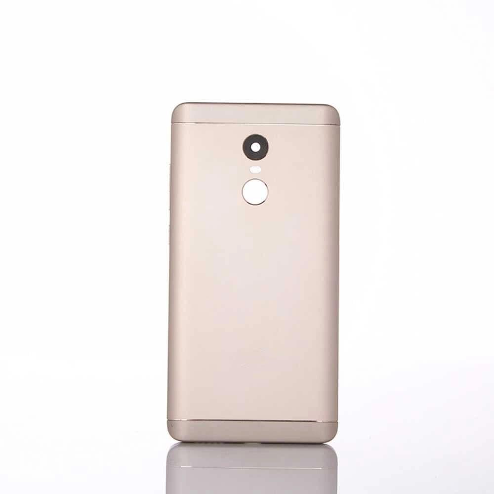 GemTech Xiaomi Uyumlu Redmi Note 4x Kasa Kapak Gold Çıtalı