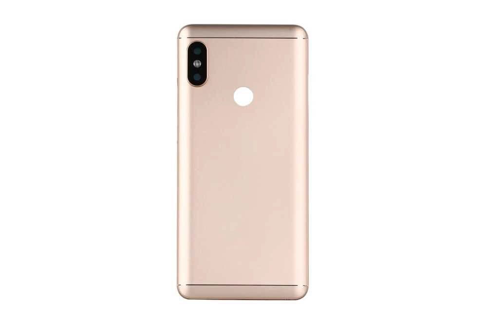 GemTech Xiaomi Uyumlu Redmi Note 5 Kasa Kapak Gold Çıtasız