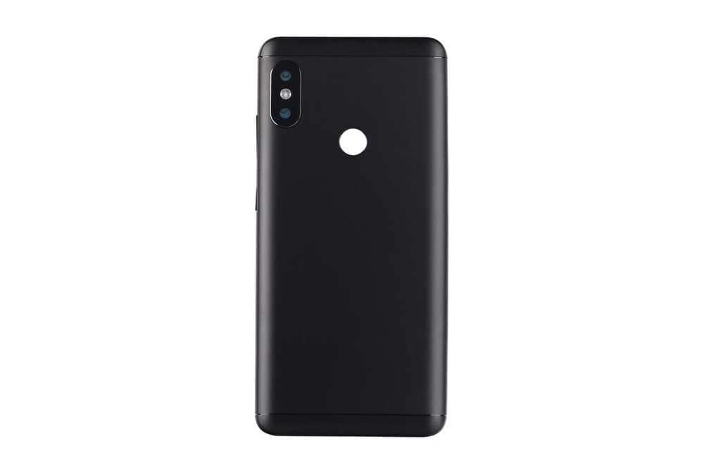 GemTech Xiaomi Uyumlu Redmi Note 5 Kasa Kapak Siyah Çıtasız