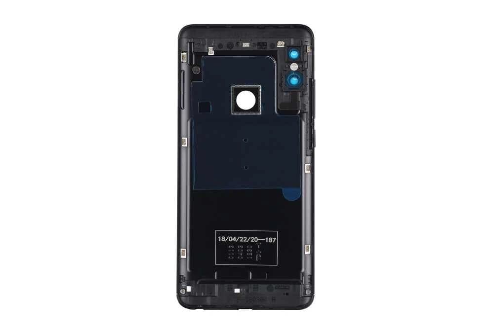 GemTech Xiaomi Uyumlu Redmi Note 5 Kasa Kapak Siyah Çıtasız