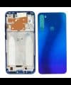 GemTech Xiaomi Uyumlu Redmi Note 8 Kasa Kapak Mavi Çıtalı