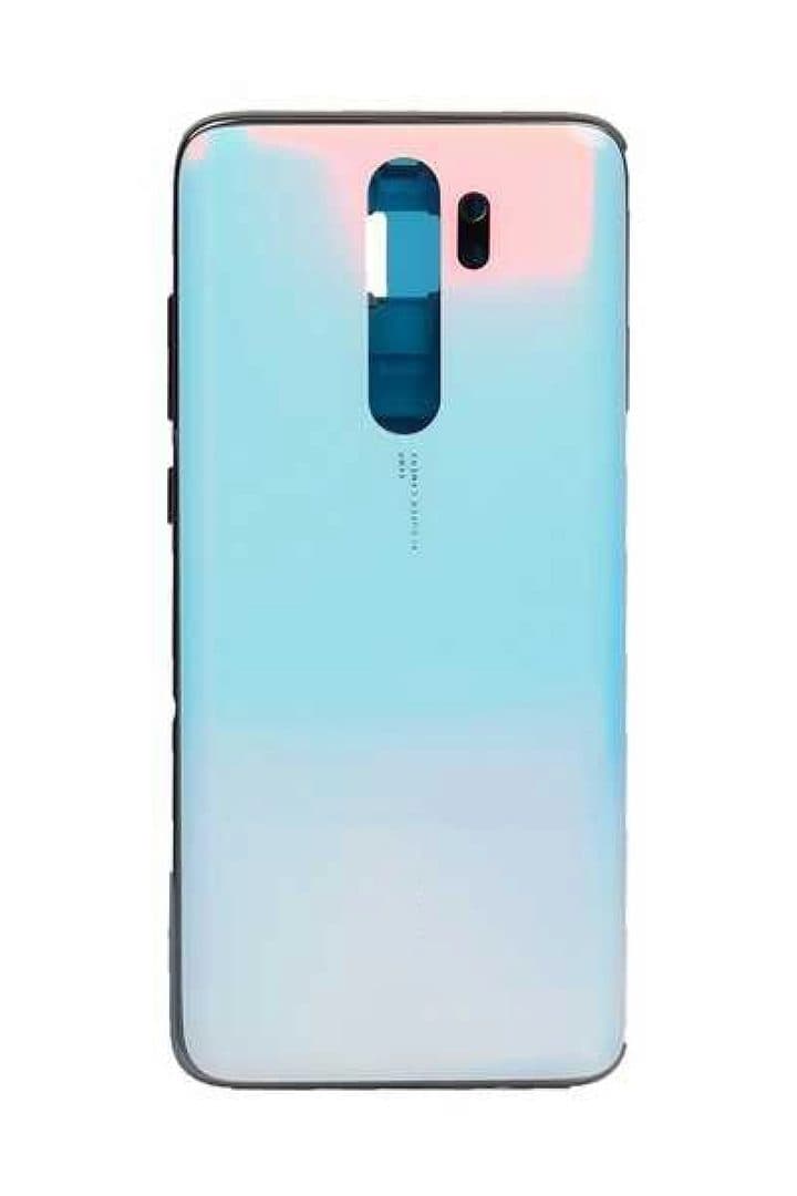 GemTech Xiaomi Uyumlu Redmi Note 8 Pro Kasa Kapak Beyaz Çıtalı Çift Sim