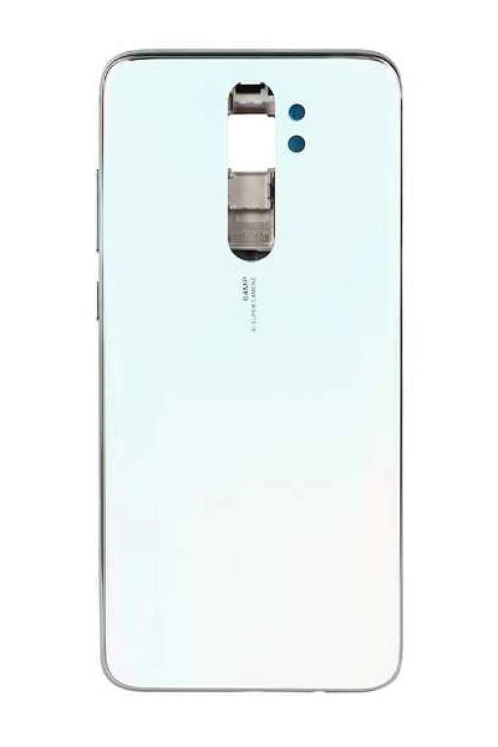 GemTech Xiaomi Uyumlu Redmi Note 8 Pro Kasa Kapak Beyaz Çıtalı Tek Sim