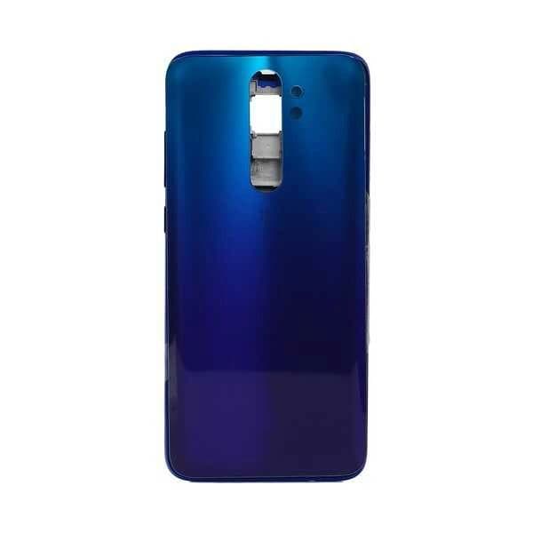 GemTech Xiaomi Uyumlu Redmi Note 8 Pro Kasa Kapak Mavi Çıtalı Tek Sim